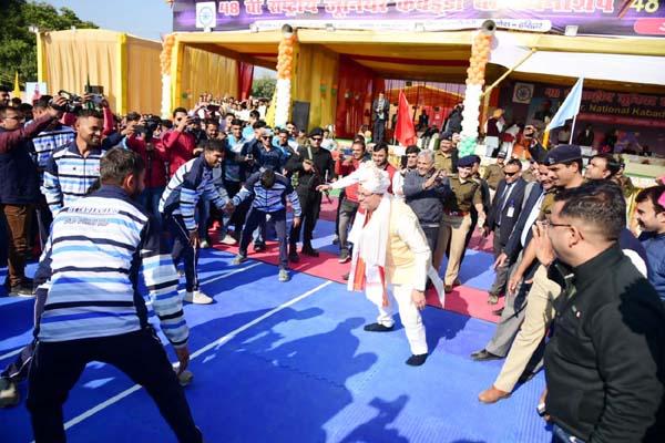 kabaddi CM Dhami
