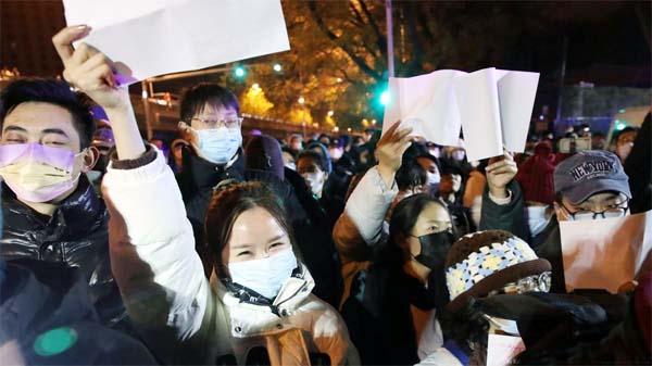 china protest lockdown