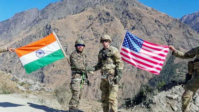 India America war exercise