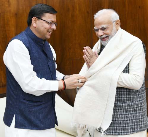 CM Dhami-PM Modi