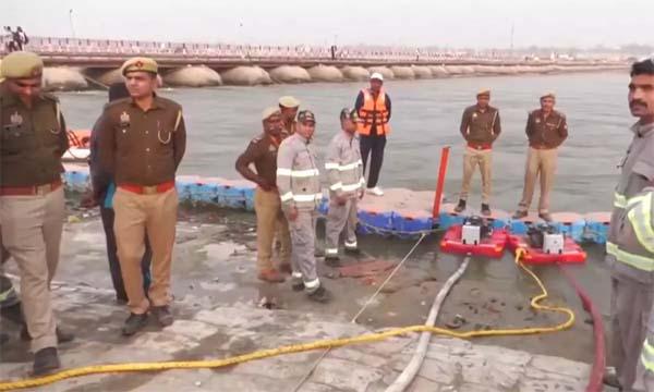  water from Triveni, fire brigade vehicles wil