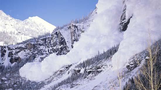 Avalanche uttarakhand hill