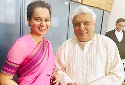  Kangana and Javed Akhtar