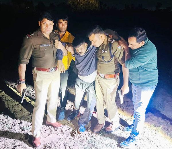 Encounter at night in Bahadarabad area