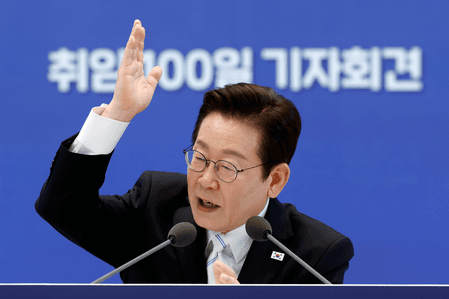 दक्षिण कोरियाई राष्ट्रपति ली की अनुमोदन रेटिंग 58 प्रतिशत तक गिरी, सर्वे में खुलासा