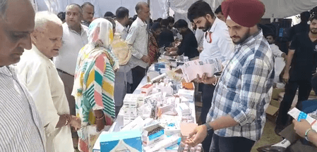 पंजाब: सेवा पखवाड़े के तहत मेगा मेडिकल कैंप, मरीज बोले- ऐसे शिविर हमेशा लगने चाहिए