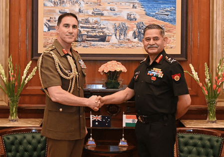 भारत में ऑस्ट्रेलियाई सेना प्रमुख, 'ऑपरेशन सिंदूर' से जुड़ी जानकारी दी गई
