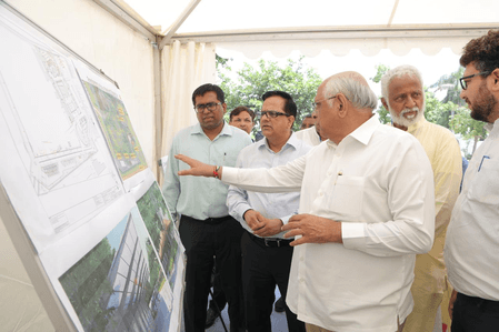 सीएम भूपेंद्र पटेल ने ऐतिहासिक वडनगर में अत्याधुनिक विकास परियोजनाओं के कार्यों का निरीक्षण किया