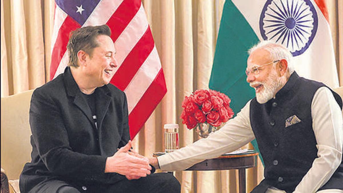 PM Modi and Elon Musk