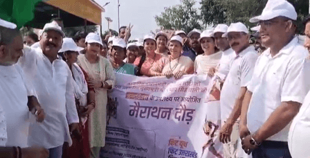 सीएम धामी के जन्मदिन पर मैराथन दौड़, रक्तदान शिविर और स्वास्थ्य कैंप का आयोजन