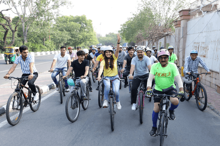 संडे ऑन साइकिल जागरूकता फैलाने के लिए बहुत महत्वपूर्ण : अभिनेत्री मधुरिमा तुली