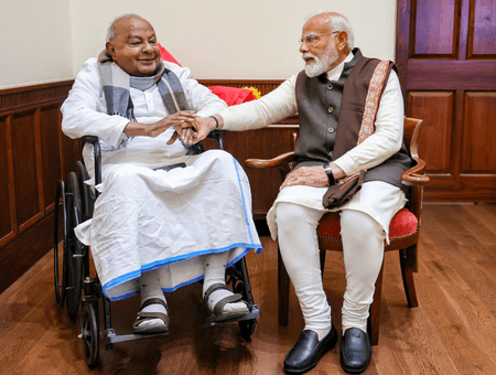 प्रधानमंत्री मोदी ने एचडी देवेगौड़ा को दी जन्मदिन की बधाई, राष्ट्र निर्माण में योगदान को सराहा