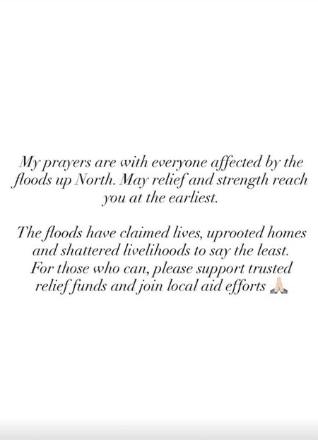 उत्तर भारत में बाढ़ पीड़ितों की मदद के लिए करीना कपूर खान ने लोगों से की अपील