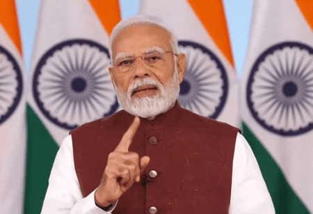 हमने पाकिस्तान के आतंकी और सैन्य ठिकानों पर जवाबी कार्रवाई को सिर्फ स्थगित किया है : पीएम मोदी