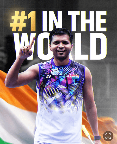 एसएल4 पैरा बैडमिंटन श्रेणी में दुनिया के नंबर 1 खिलाड़ी बने सुकांत कदम