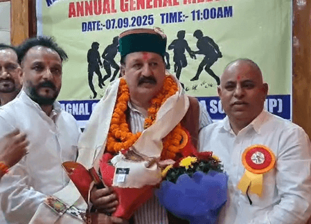 हिमाचल कबड्डी संघ चुनाव: राजकुमार भ्रांटा बने प्रदेश अध्यक्ष, विनय भगनाल चुने गए सोलन जिला प्रभारी
