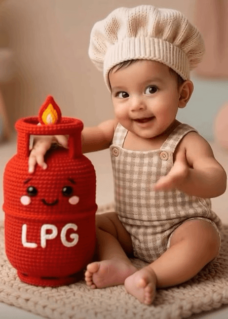 इंटरनेट पर धूम मचा रहा है एलपीजी गैस सिलेंडर पर बना ये एआई वीडियो