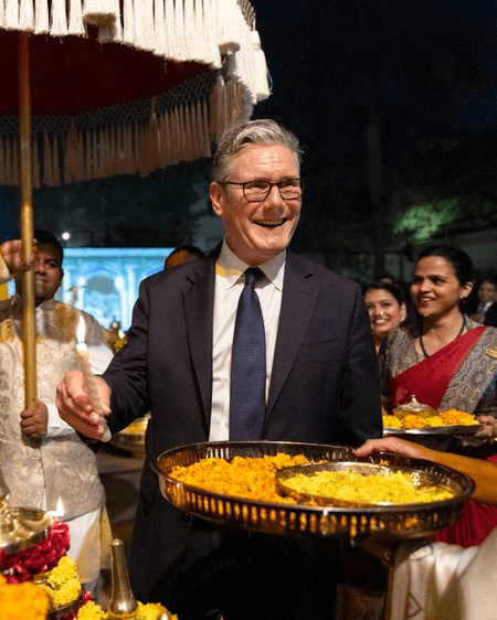 ब्रिटेन के प्रधानमंत्री कीर स्टार्मर ने दीपावली पर भारतवासियों को शुभकामनाएं दीं