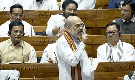 अमित शाह का आरोप, कहा- 'नेहरू ने अक्साई चिन का 30 हजार वर्ग किमी का हिस्सा चीन को दिया'