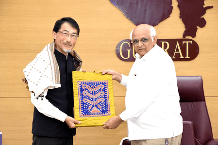 सीएम भूपेंद्र पटेल ने भारत में जापानी राजदूत का किया स्वागत, गुजरात को जापान का दूसरा घर बताया