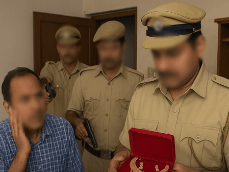 बिहार: विदाई समारोह में माफिया से तोहफे लेने के आरोप में दोषी पाया गया पूर्व पुलिस अधिकारी, होगी कार्रवाई