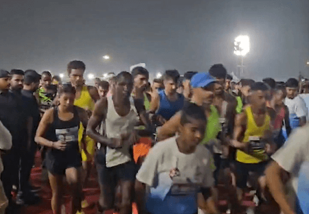 बिहार: 'नशा मुक्त बिहार' के लिए मैराथन का आयोजन, 10,000 प्रतिभागियों ने लिया हिस्सा