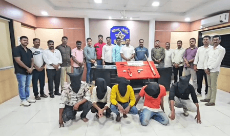 महाराष्ट्र: अहिल्यानगर के सुपा में क्राइम ब्रांच की बड़ी कार्रवाई, डकैत गिरोह के 5 गिरफ्तार