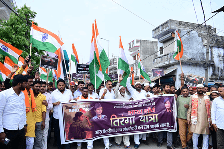गोंडा में 'शौर्य तिरंगा यात्रा' का आयोजन, 'ऑपरेशन सिंदूर' की सफलता को समर्पित