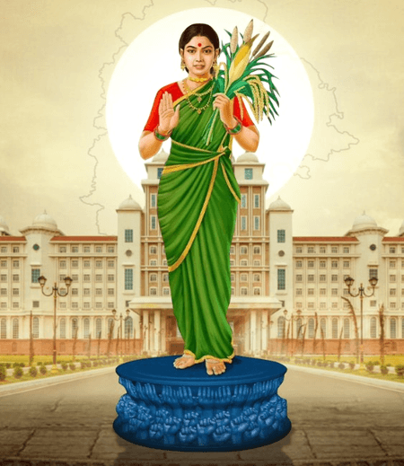 तेलंगाना : सीएम रेवंत रेड्डी ने जिला कलेक्टरेट में 'तेलंगाना थल्ली' प्रतिमाओं का अनावरण किया