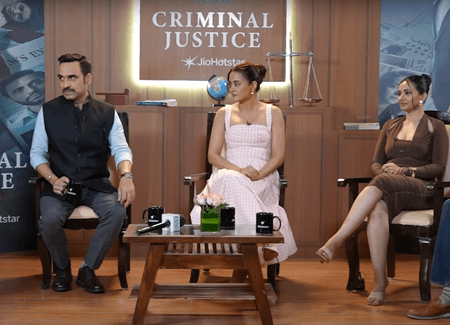 'क्रिमिनल जस्टिस' के सेट पर खुशनुमा माहौल बनाए रखते हैं पंकज त्रिपाठी : श्वेता बसु प्रसाद
