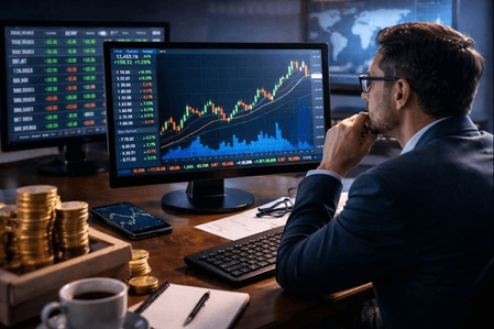 भारतीय शेयर बाजार लगातार तीसरे सत्र में लाल निशान में खुला, सेंसेक्स करीब 200 अंक फिसला