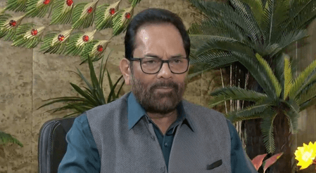 पीएम मोदी के इजरायल दौरे पर विपक्ष की प्रतिक्रिया अफसोसजनक : मुख्तार अब्बास नकवी