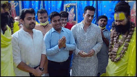 वृंदावन यात्रा के दौरान प्रेमानंद महाराज से एक्टर सुधांशु पांडे ने की मुलाकात