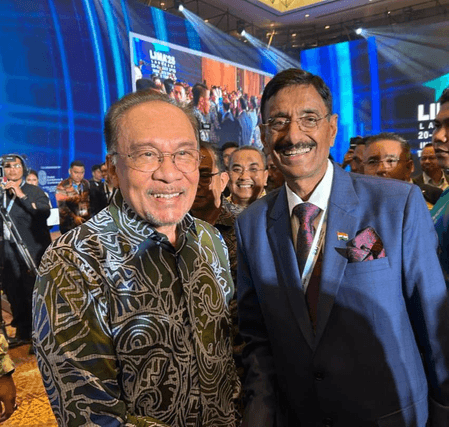 लीमा 2025 : केंद्रीय मंत्री संजय सेठ ने की मलेशियाई प्रधानमंत्री इब्राहिम से मुलाकात