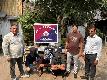 दिल्ली में 'ठक-ठक’ गैंग का पर्दाफाश, एएटीएस टीम ने 3 आरोपियों को किया गिरफ्तार