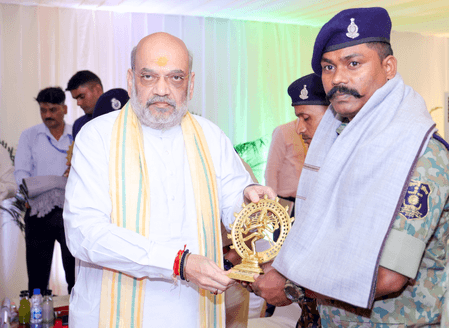 ‘ऑपरेशन ब्लैक फॉरेस्ट’ को अंजाम देने वाले सुरक्षाबलों को केंद्रीय गृह मंत्री अमित शाह ने किया सम्मानित