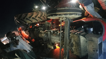 मध्य प्रदेश: श्योपुर में बड़ा सड़क हादसा, ट्रैक्टर-ट्रॉली पलटने से चार महिलाओं की मौत