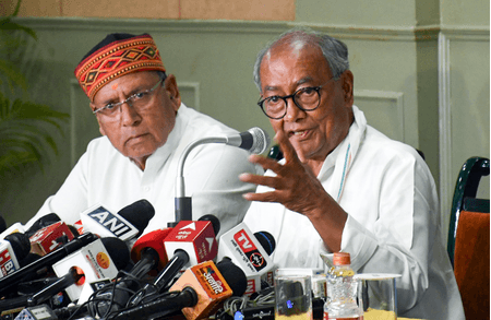 कांग्रेस की लड़ाई भाजपा की मानसिकता के खिलाफ है : दिग्विजय सिंह