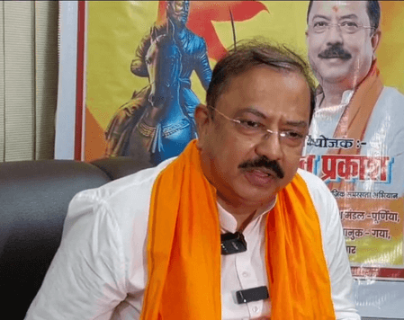 पटना : शिवाजी महाराज की 'स्टैच्यू ऑफ गवर्नेंस' की स्थापना की मांग को लेकर होगी रैली