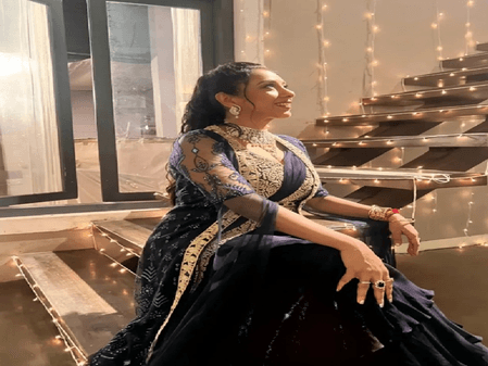 टीवी की 'अनुपमा' ने शेयर किया मां चंद्रघंटा को समर्पित लुक