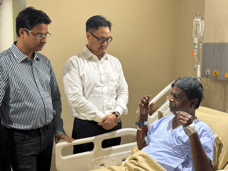 टीएमसी ने पश्चिम बंगाल को जंगलराज में बदल दिया है : केंद्रीय मंत्री किरेन रिजिजू