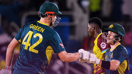 वेस्टइंडीज को आठ विकेट से रौंदकर ऑस्ट्रेलिया ने टी20 सीरीज में बनाई 2-0 से लीड