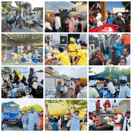 अरविंद केजरीवाल ने की पंजाब बाढ़ पीड़ितों की तारीफ, 'आप' कार्यकर्ताओं की सेवा को बताया पुण्य