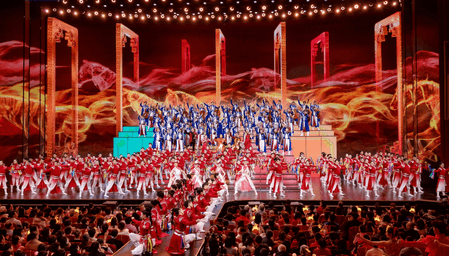 'स्प्रिंग फेस्टिवल गाला' का पांचवां रिहर्सल आयोजित