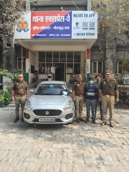 नोएडा: महिला हत्याकांड का खुलासा, आरोपी गिरफ्तार, कार और लाखों रुपए बरामद