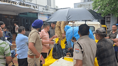 नैनीताल : धनगढ़ी नाले के पास हादसा, दो शिक्षकों की मौत, चार लोग घायल