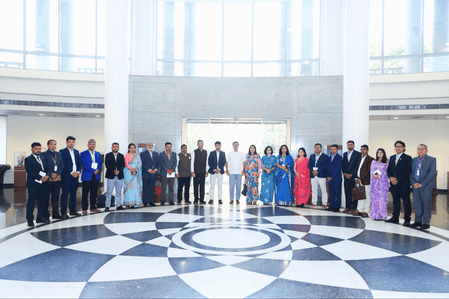 नेपाल के पत्रकारों के समूह ने भारत के विदेश सचिव विक्रम मिस्री से की मुलाकात