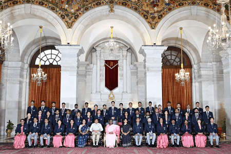 राष्ट्रपति द्रौपदी मुर्मु ने वर्ष 2022-23 के लिए एनएसएस पुरस्कार किए वितरित