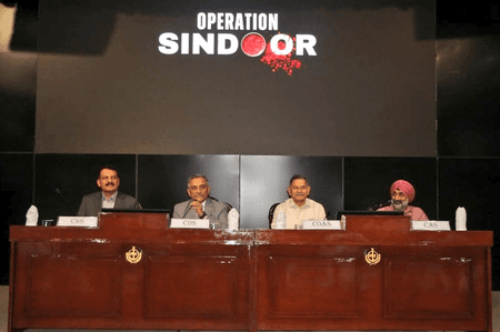 ‘ऑपरेशन सिंदूर’ में जल, थल, वायु और साइबर सहित सभी डोमेन का समावेश