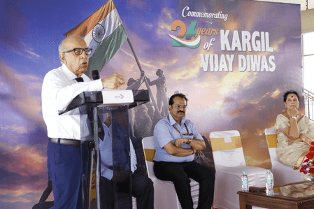 न्यू अशोक नगर नमो भारत स्टेशन पर कारगिल विजय दिवस स्मारक जोन का उद्घाटन